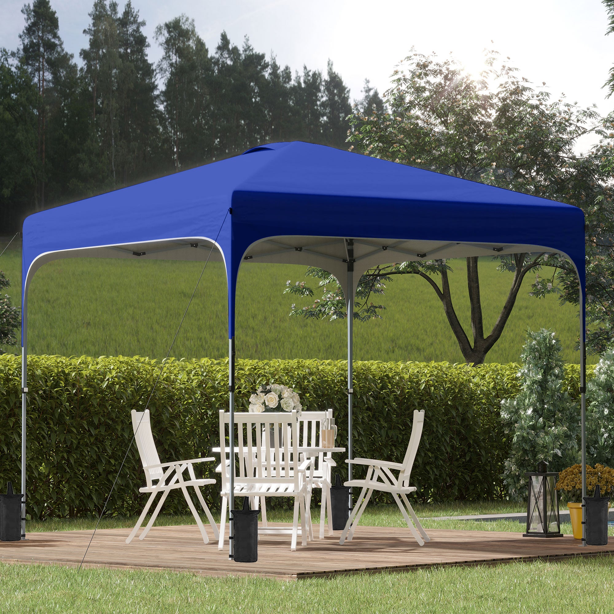 Sideline ShadePro™ — 10’×10’ Pop-Up Canopy Tent with Wheeled Bag & Sandbags