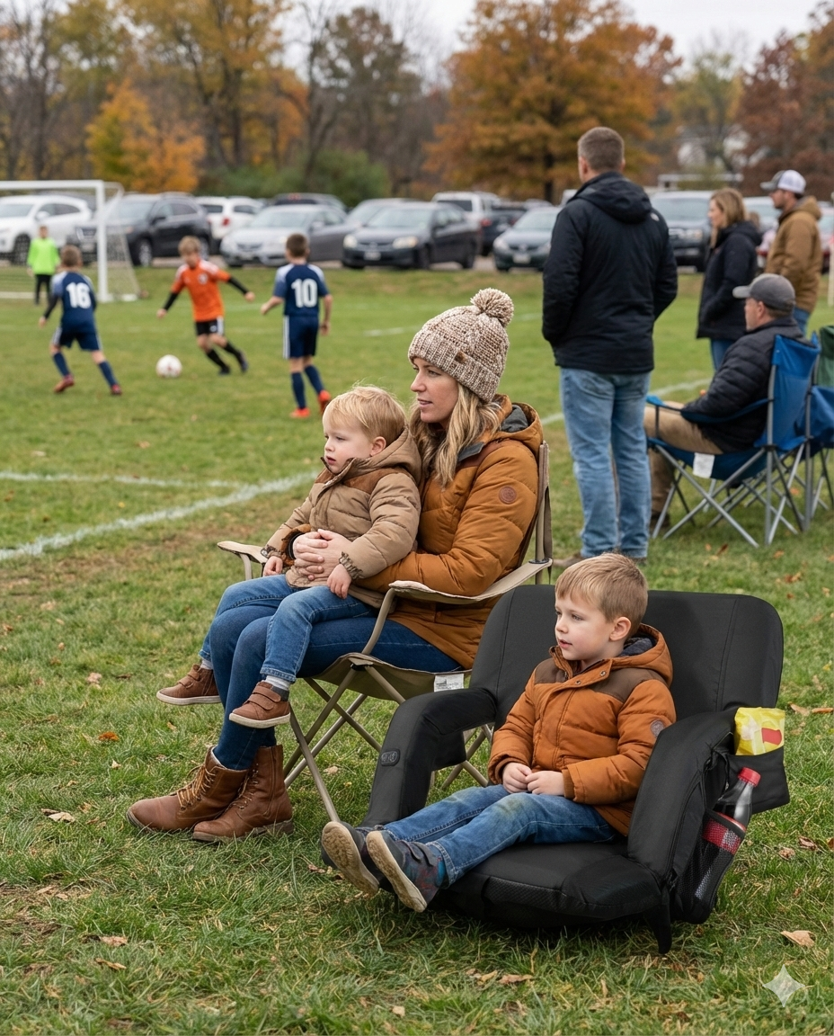 WarmSeat Pro™ Heated Bleacher & Ground Seat