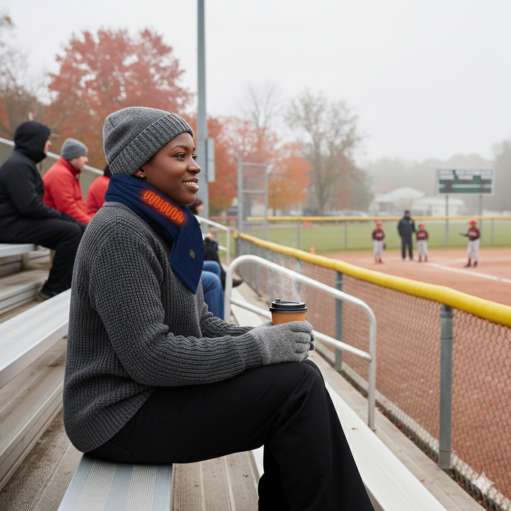 Sideline HeatWrap™ USB Heated Scarf