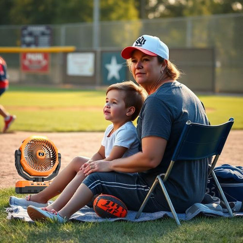 Sideline AirBase™ – Rechargeable Floor Fan