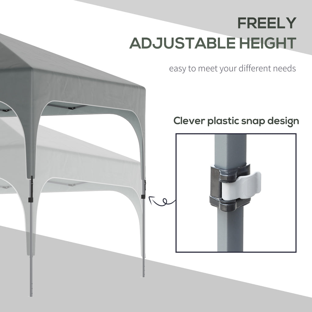 Sideline ShadePro™ — 10’×10’ Pop-Up Canopy Tent with Wheeled Bag & Sandbags